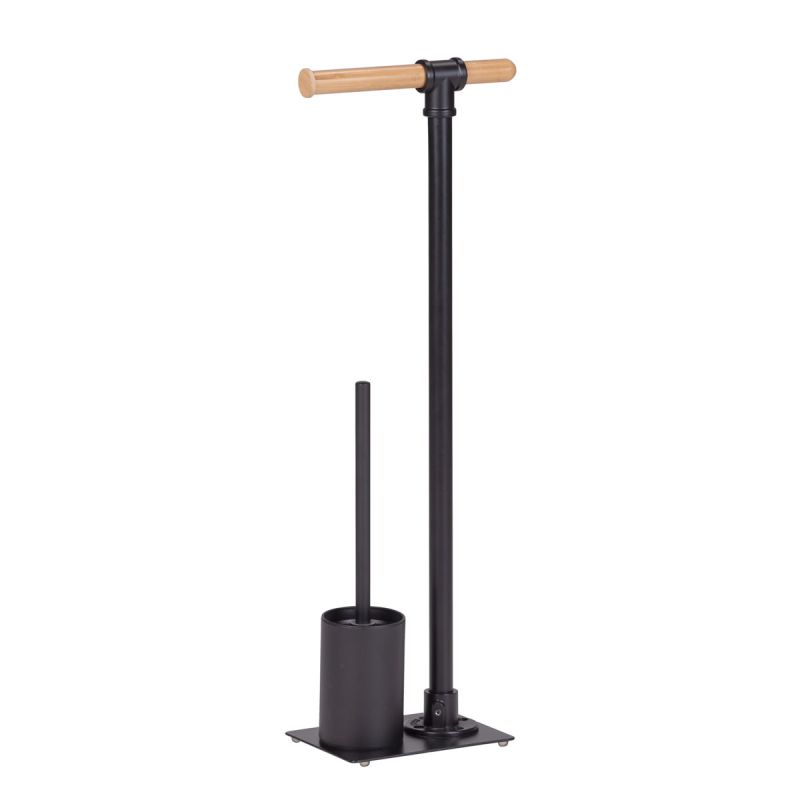 Wenko Stand WC-Garnitur Forli inkl Rollenhalter und WC-Bürste
