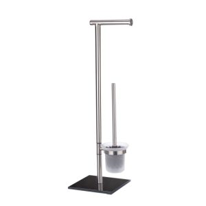 Wenko Stand WC-Garnitur Lima Edelstahl rostfrei Wenko Stand WC-Garnitur Lima Edelstahl rostfrei