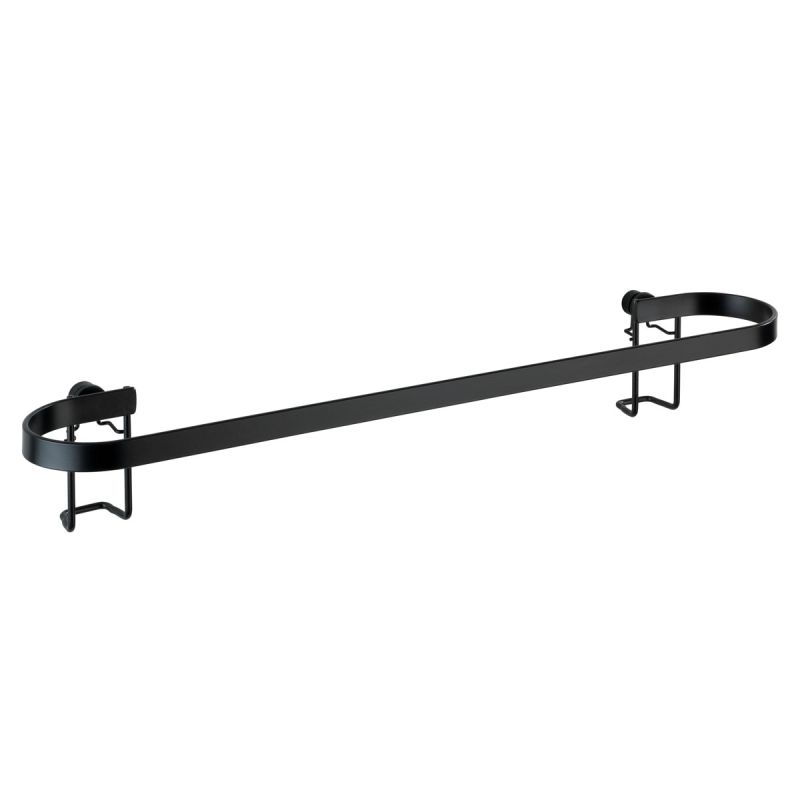 Wenko Handtuchstange Classic Plus Black mit hochwertigem Rostschutz