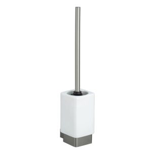 Wenko  WC-Garnitur Montella Aluminium und Keramik Wandmontage