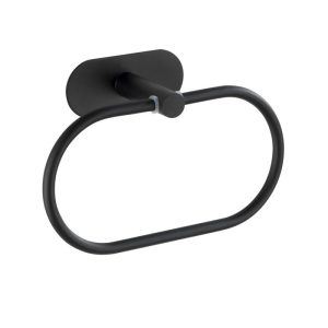 Wenko Turbo-Loc Edelstahl Handtuchring Orea Black Matt Handtuchhalter Befestigen ohne bohren Wenko Turbo-Loc Edelstahl Handtuchring Orea Black Matt Handtuchhalter Befestigen ohne bohren