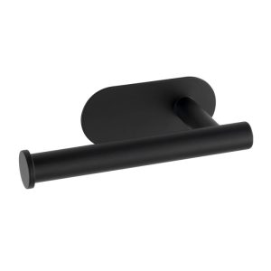 Wenko Turbo-Loc Edelstahl Toilettenpapierhalter Orea Black Matt WC-Rollenhalter Befestigen ohne bohren Wenko Turbo-Loc Edelstahl Toilettenpapierhalter Orea Black Matt WC-Rollenhalter Befestigen ohne bohren