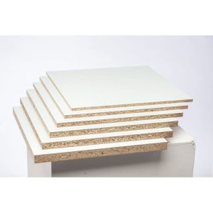 Spanplatte 280 x 207 x 1,6 cm weiß
