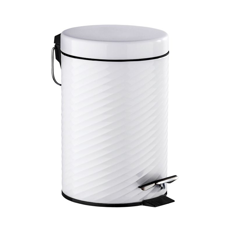 Wenko  Kosmetik Treteimer Spiro Weiß 3 l