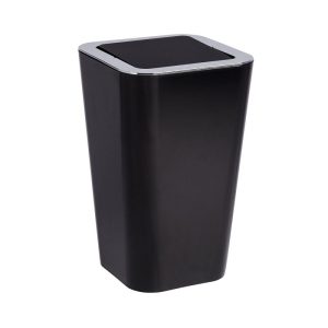 Wenko Schwingdeckeleimer Candy Black 6 L Wenko Schwingdeckeleimer Candy Black 6 L