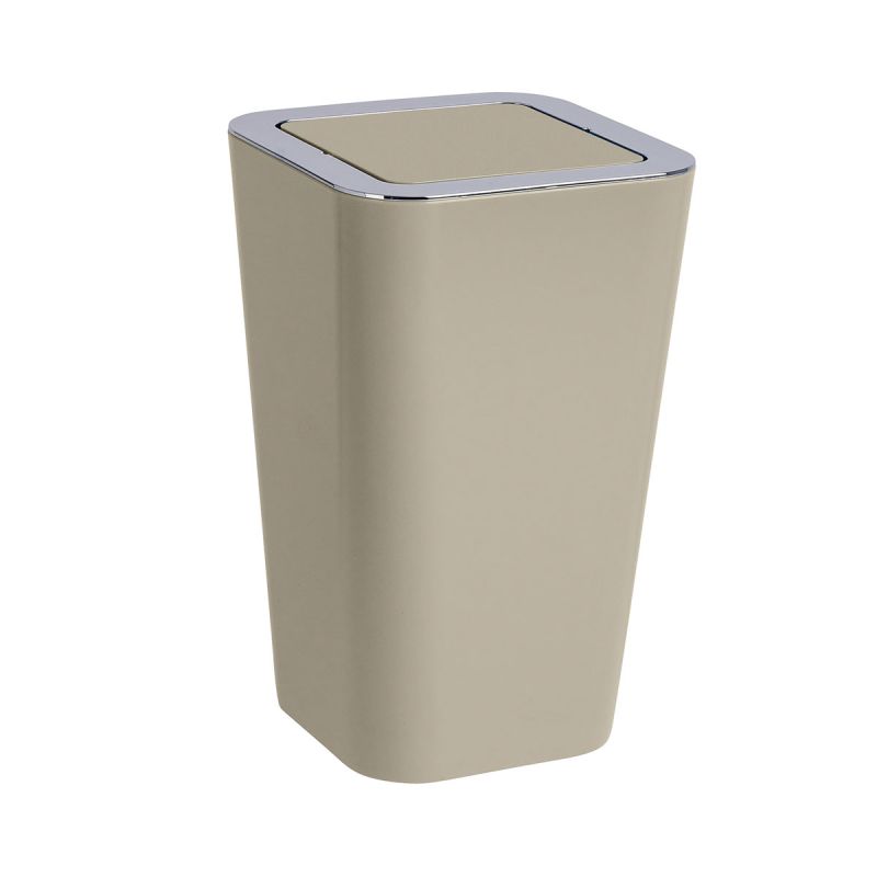 Wenko Schwingdeckeleimer Candy Taupe 6 L