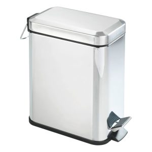 Wenko Treteimer Square Edelstahl glänzend rostfrei 5 l Wenko Treteimer Square Edelstahl glänzend rostfrei 5 l