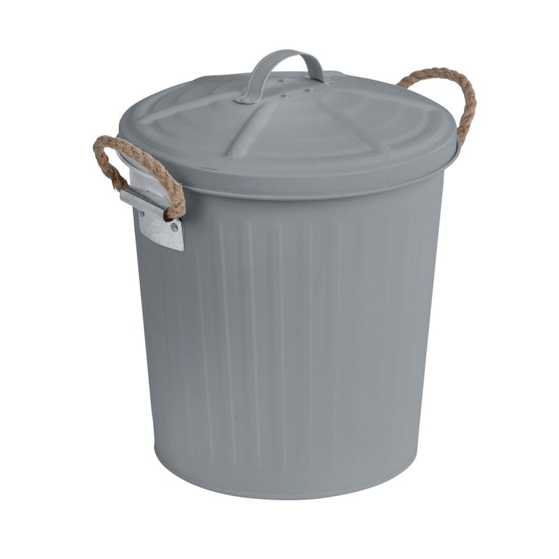 Wenko  Kosmetikeimer Gara Grau matt 6 L
