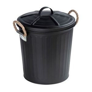 Wenko Kosmetikeimer Gara Schwarz matt 6 L Wenko Kosmetikeimer Gara Schwarz matt 6 L