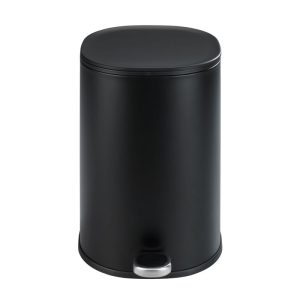Wenko Kosmetik Treteimer Nant Easy-Close Schwarz Matt 5 L Wenko Kosmetik Treteimer Nant Easy-Close Schwarz Matt 5 L
