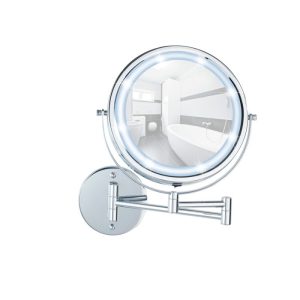 Wenko Power-Loc LED Wandspiegel Lumi 5-fach Vergrößerung Befestigen ohne bohren Wenko Power-Loc LED Wandspiegel Lumi 5-fach Vergrößerung Befestigen ohne bohren