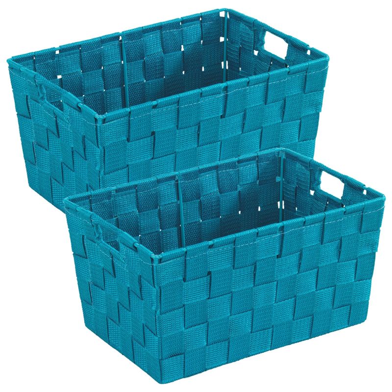Wenko  Aufbewahrungskorb Adria S Petrol 2er Set