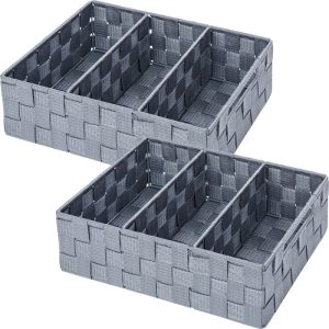 Wenko Organizer Adria mit Griff Grau 2er Set Wenko Organizer Adria mit Griff Grau 2er Set