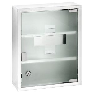 Wenko Medikamentenschrank Edelstahl 30 x 40 cm glänzend Wenko Medikamentenschrank Edelstahl 30 x 40 cm glänzend