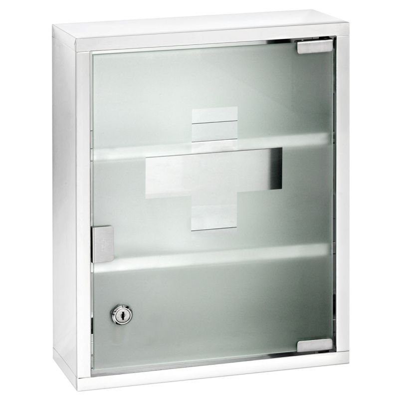Wenko Medikamentenschrank Edelstahl 30 x 40 cm glänzend