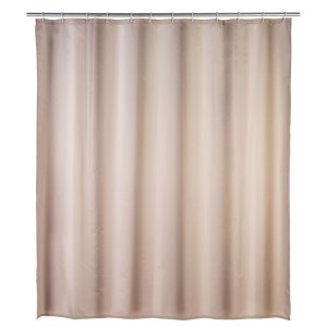 Wenko Anti-Schimmel Duschvorhang Uni Beige Textil Polyester 180 x 200 cm waschbar Wenko Anti-Schimmel Duschvorhang Uni Beige Textil Polyester 180 x 200 cm waschbar