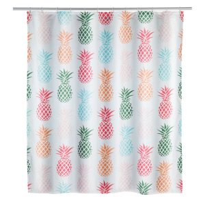 Wenko Duschvorhang Ananas Textil Polyester 180 x 200 cm waschbar Wenko Duschvorhang Ananas Textil Polyester 180 x 200 cm waschbar