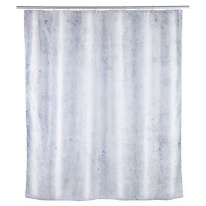 Wenko Duschvorhang Concrete Textil Polyester 180 x 200 cm waschbar Wenko Duschvorhang Concrete Textil Polyester 180 x 200 cm waschbar