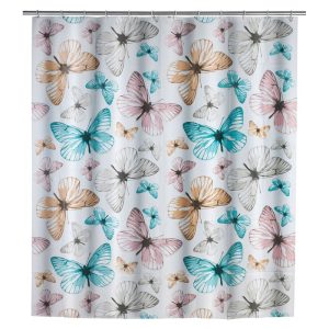 Wenko Duschvorhang Butterfly 180 x 200 cm Wenko Duschvorhang Butterfly 180 x 200 cm