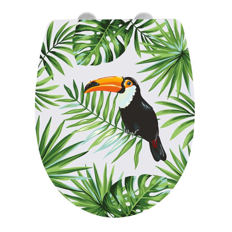 Wenko Premium WC-Sitz Tucan High Gloss Thermoplast