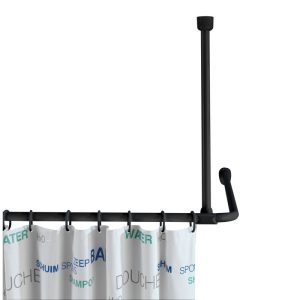 Wenko Deckenstütze für Duschstangen Schwarz 57 cm Wenko Deckenstütze für Duschstangen Schwarz 57 cm