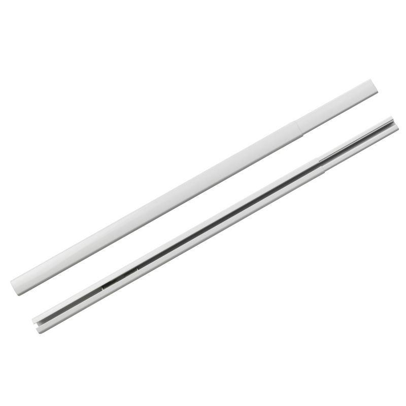 Wenko  Teleskop-Duschschiene Era Weiß 75-125 cm Duschvorhang-Schiene