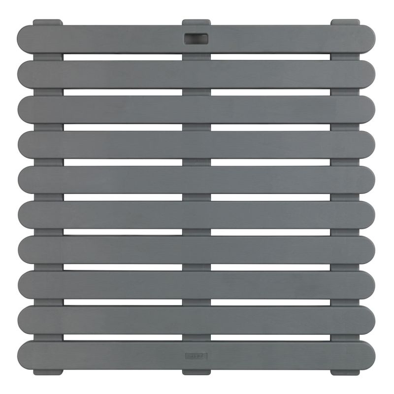 Wenko Duschmatte Indoor und Outdoor Grau 55 x 55 cm