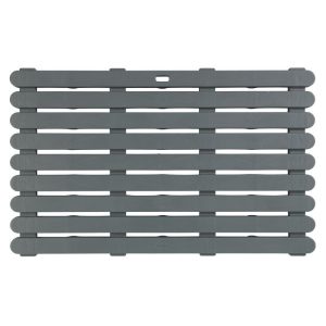 Wenko Badematte Indoor und Outdoor Grau 50 x 80 cm Wenko Badematte Indoor und Outdoor Grau 50 x 80 cm