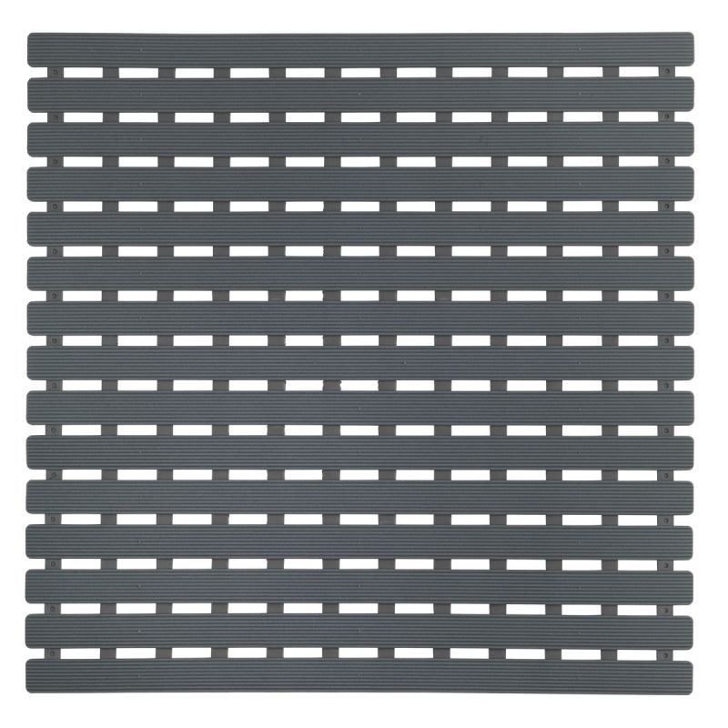 Wenko  Duscheinlage Arinos Grau 54 x 54 cm