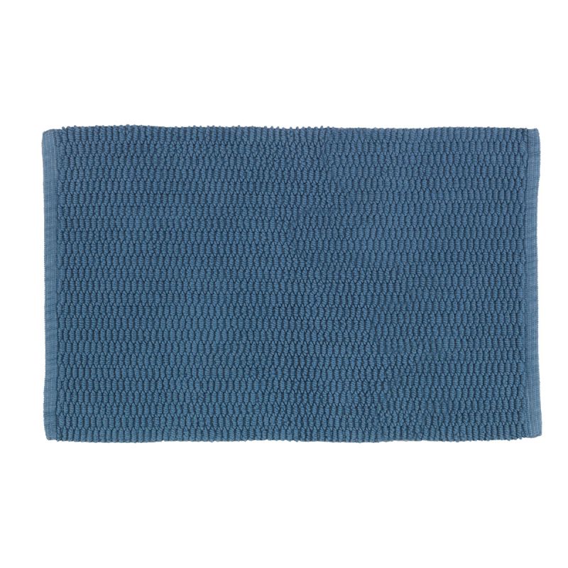 Wenko Badteppich Mona Graublau Baumwolle 50 x 80 cm