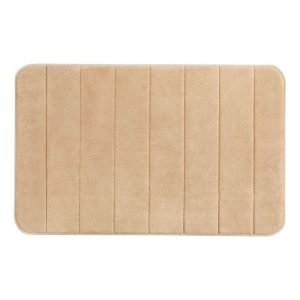 Wenko Badteppich Memory Foam Stripes Sand 50 x 80 cm Wenko Badteppich Memory Foam Stripes Sand 50 x 80 cm