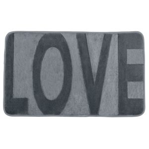 Wenko Badteppich Memory Foam Love Mouse Grey 50 x 80 cm Wenko Badteppich Memory Foam Love Mouse Grey 50 x 80 cm