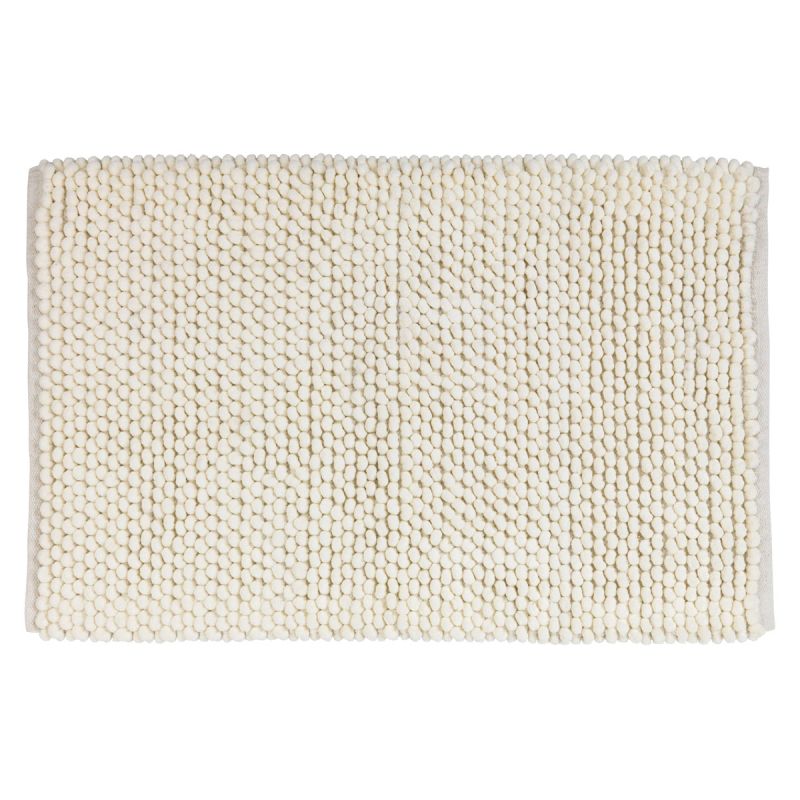 Wenko Badteppich Urdu Ecru 60 x 90 cm Mit Melagne-Effekt