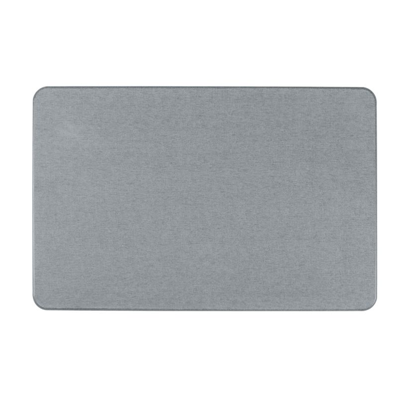 Wenko Badematte Simi Grau 60 x 39 cm Badvorleger Badmatte
