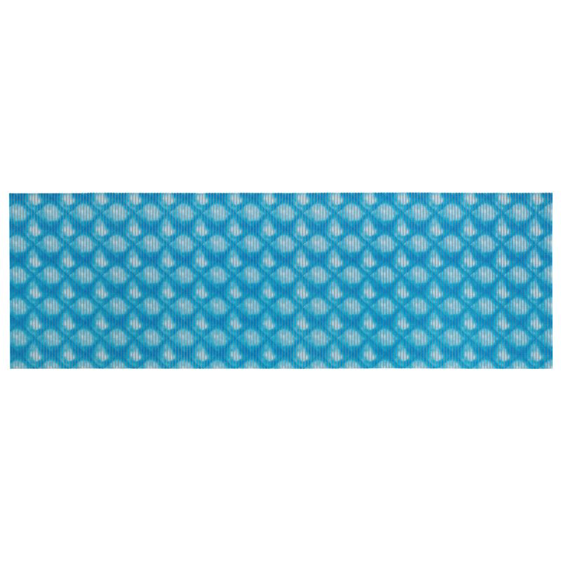 Wenko Badematte Flow Blau 65 x 200 cm Weichschaummatte