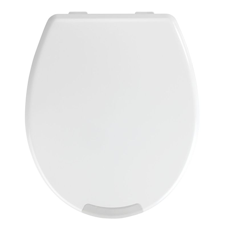 Wenko WC-Sitz Secura Comfort aus antibakteriellem Duroplast mit Sitzflächenerhöhung