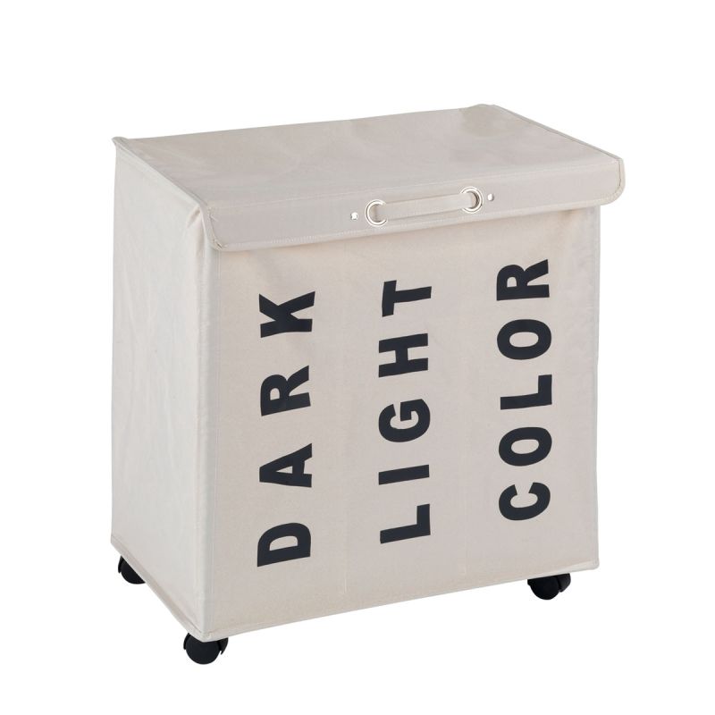 Wenko  Wäschesammler Trivo Beige Wäschekorb 116 l