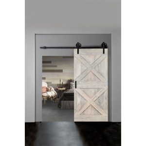 Indo Barndoor Whitewashedl 2.150 x 1.000 mm handgefertigt Indo Barndoor Whitewashedl 2.150 x 1.000 mm handgefertigt