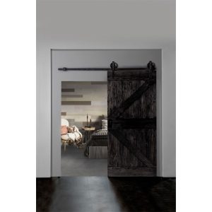 Indo Barndoor Charred 2.150 x 1.000 mm handgefertigt Indo Barndoor Charred 2.150 x 1.000 mm handgefertigt