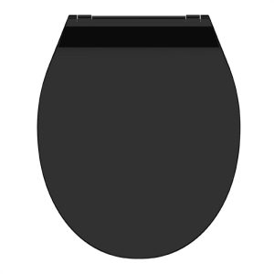Schütte Duroplast WC-Sitz SLIM BLACK mit Absenkautomatik und Schnellverschluss Schütte Duroplast WC-Sitz SLIM BLACK mit Absenkautomatik und Schnellverschluss