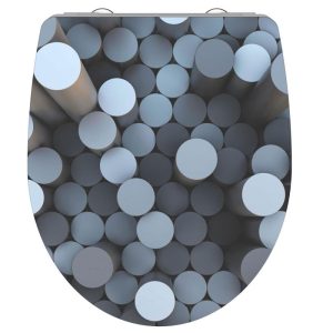 Schütte Duroplast HG WC-Sitz ROUND DIPS mit Absenkautomatik und Schnellverschluss Schütte Duroplast HG WC-Sitz ROUND DIPS mit Absenkautomatik und Schnellverschluss