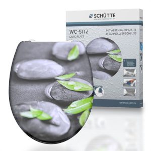 Schütte Duroplast WC-Sitz STONE mit Absenkautomatik und Schnellverschluss Schütte Duroplast WC-Sitz STONE mit Absenkautomatik und Schnellverschluss