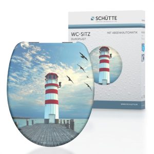 Schütte Duroplast WC-Sitz LIGHTHOUSE mit Absenkautomatik Schütte Duroplast WC-Sitz LIGHTHOUSE mit Absenkautomatik