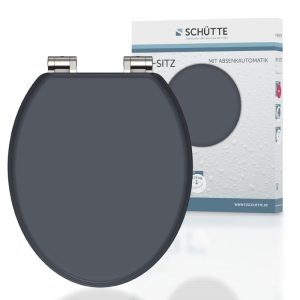 Schütte MDF WC-Sitz SPIRIT ANTHRAZIT mit Absenkautomatik Schütte MDF WC-Sitz SPIRIT ANTHRAZIT mit Absenkautomatik