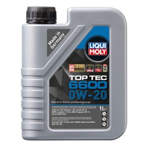 Liqui Moly Leichtlauf-Motor-Öl Top Tec 6600 0W-20 1 L Liqui Moly Leichtlauf-Motor-Öl Top Tec 6600 0W-20 1 L