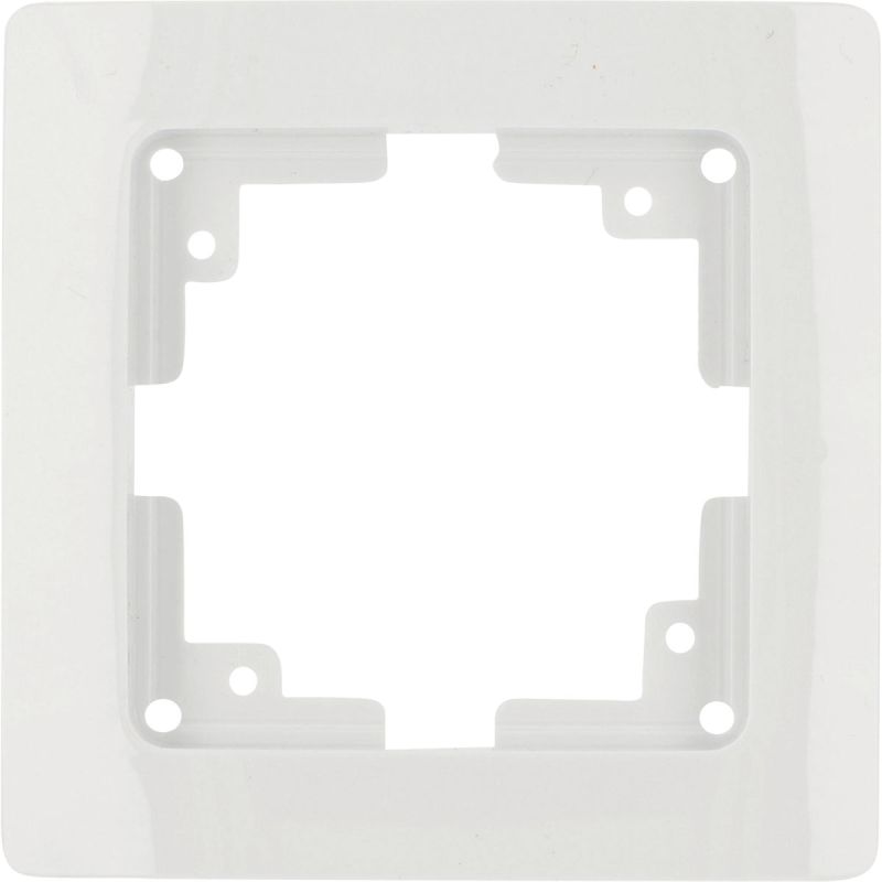 Unitec Abdeckrahmen Monaco 1-fach ultraweiß 12 x 8,2 x 1 cm