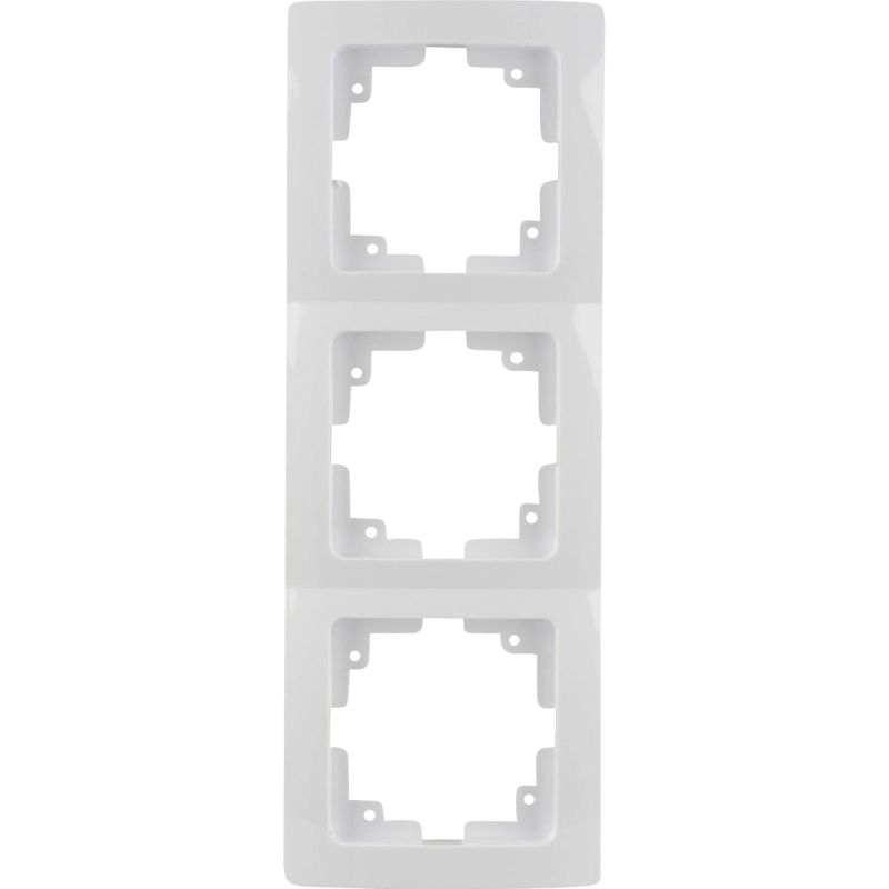Unitec Abdeckrahmen Monaco 3-fach ultraweiß 25,5 x 8,1 x 1,5 cm