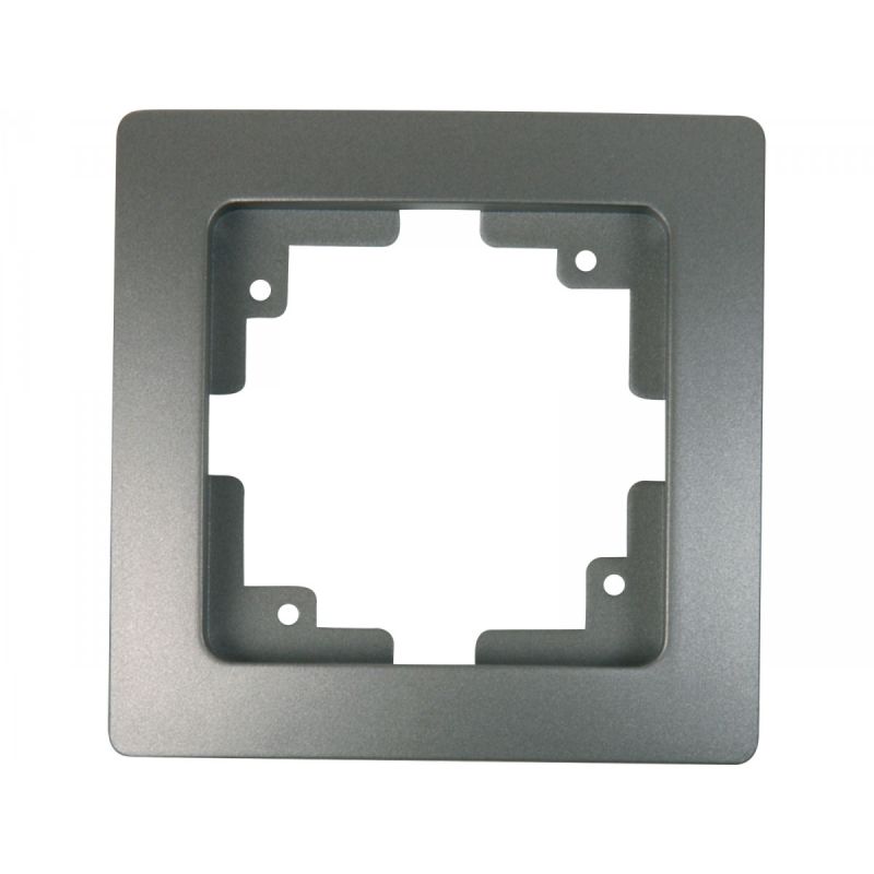 Unitec Abdeckrahmen Monaco 1-fach platin