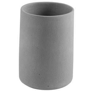 spirella Zahnputzbecher Gemma Durchmesser 7,7 cm grau