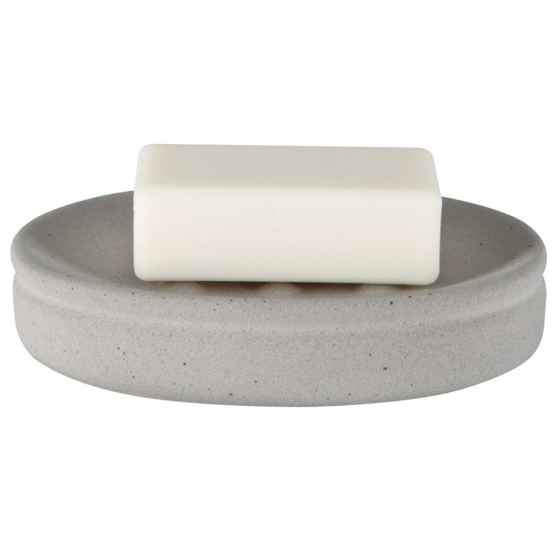 spirella Seifenschale Cement 14 x 3 x 10 cm grau